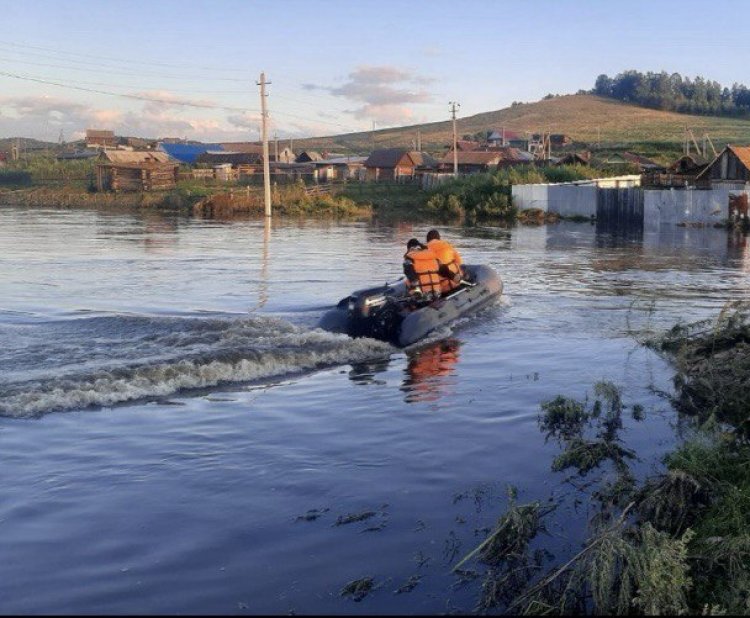 Башкирское село Мулдашево стало островком после сильных дождей
