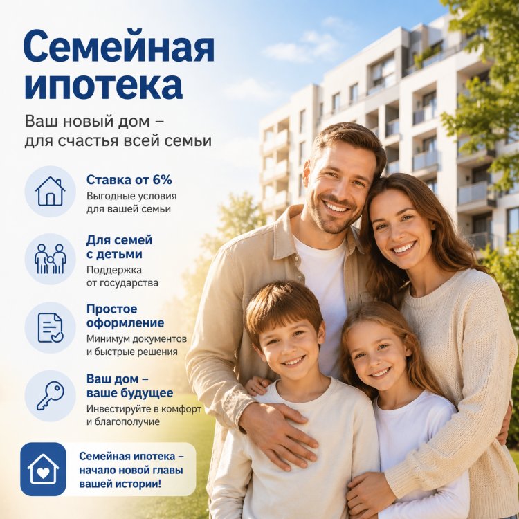 Ипотечные каникулы: как новый закон поможет семьям с детьми и на что обратить внимание